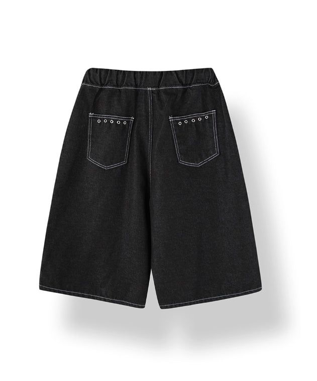 ビーン アイレット バミューダ デニム パンツ