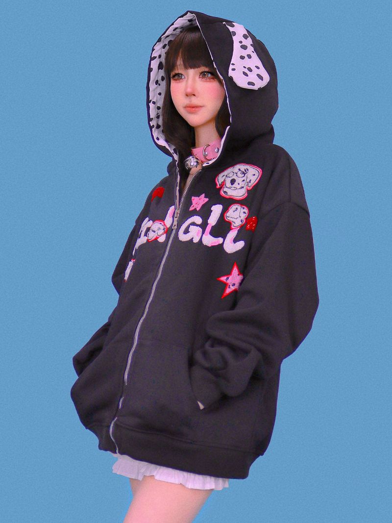 KUO（クーオ）の「dalmatian hood zip-up（Tops）」