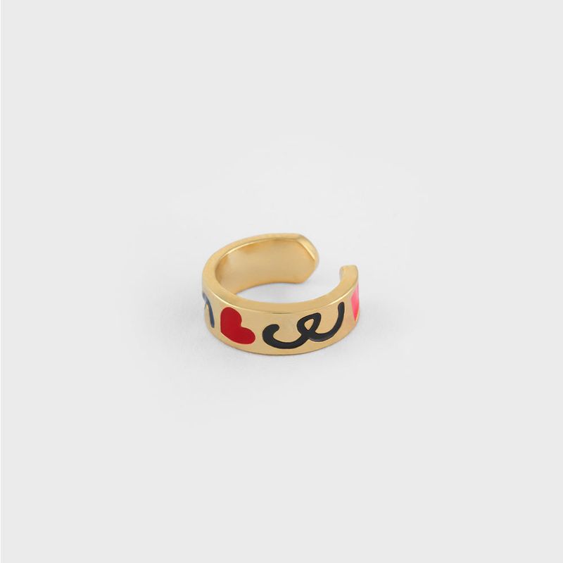 DOODLE EARCUFF(3mm) SILVER925(18K GOLD PLATED)