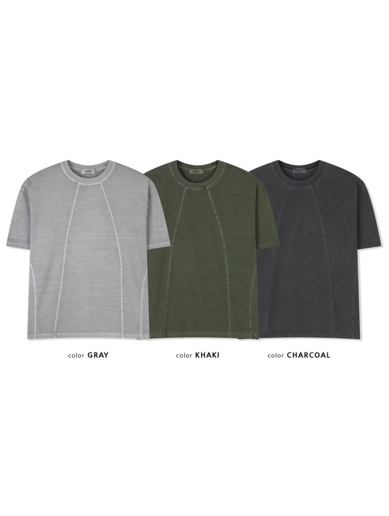 Cool Haze Curved Seam Tee