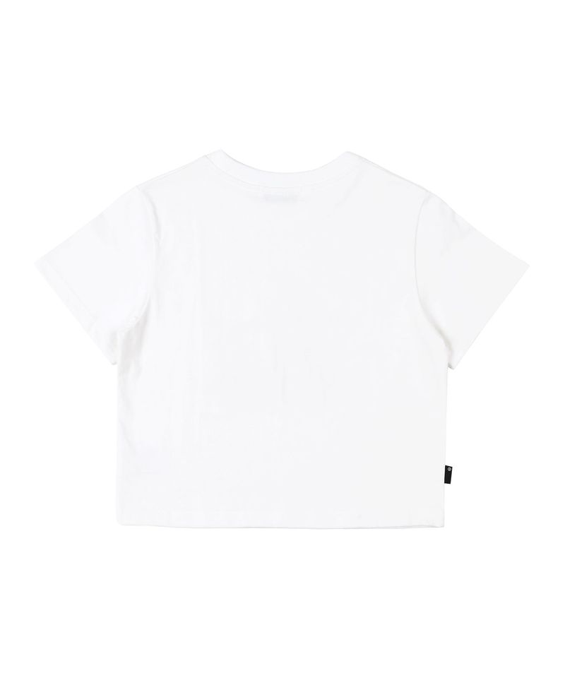 FURR EVER FRIEND Crop T-Shirt in Off White