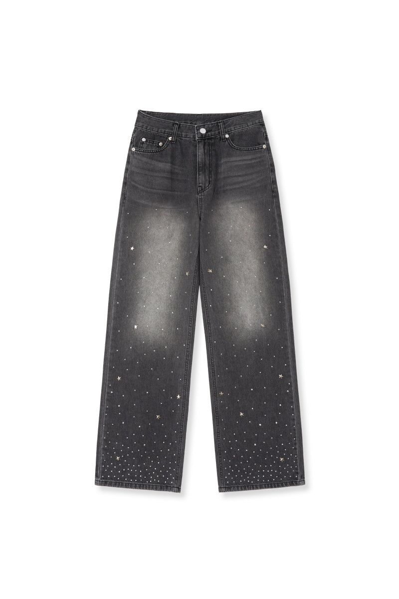 ss cubic pants (black)
