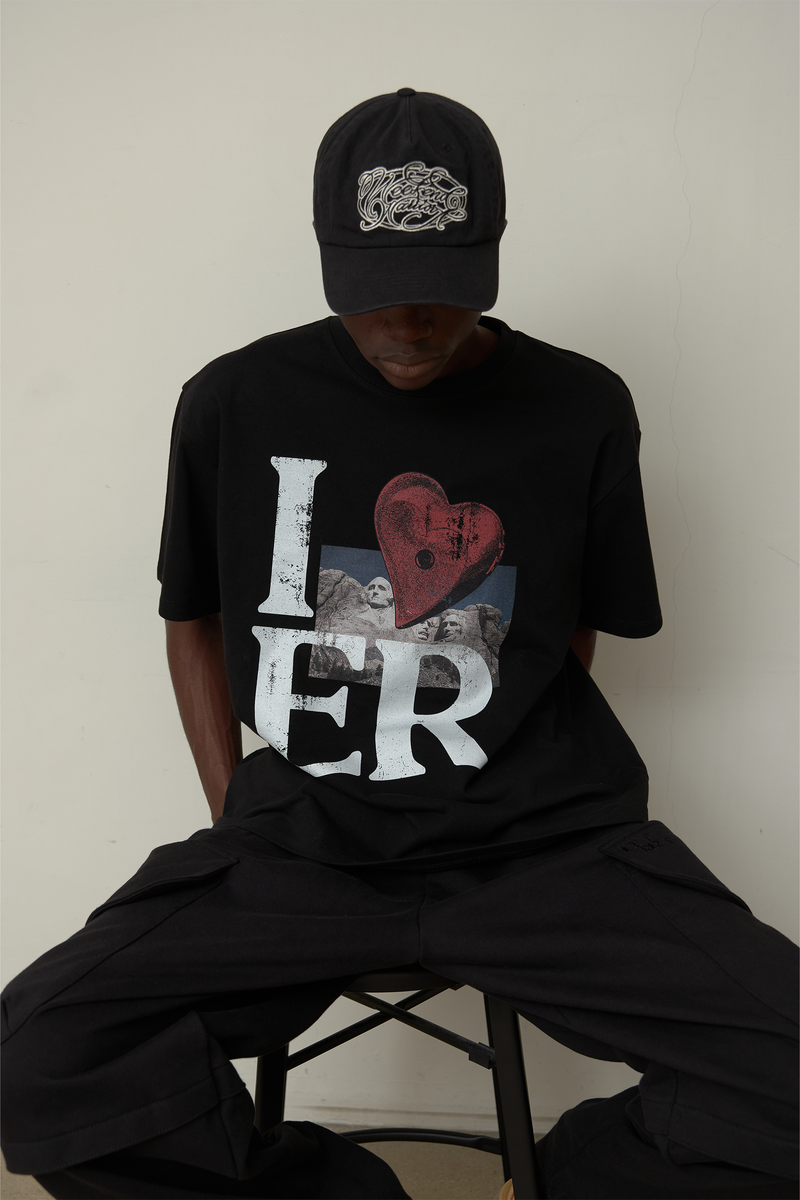 ER(EEERRR)(イーアール)の「Weekend warrior needlework 5 panels ballcap (Black)(Hats)」