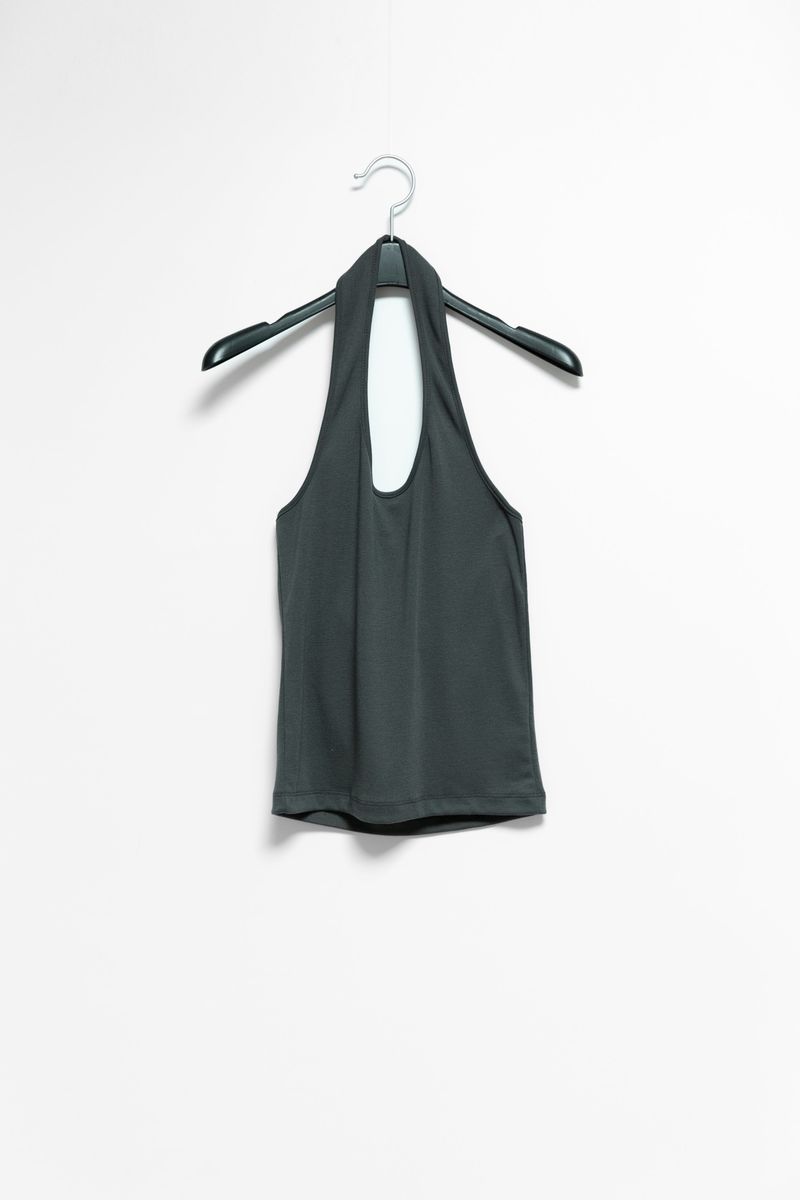 soft halterneck sleeveless top(3colors)