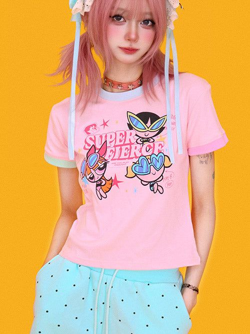 KUO（クーオ）の「super-girls ringer T（Tops）」