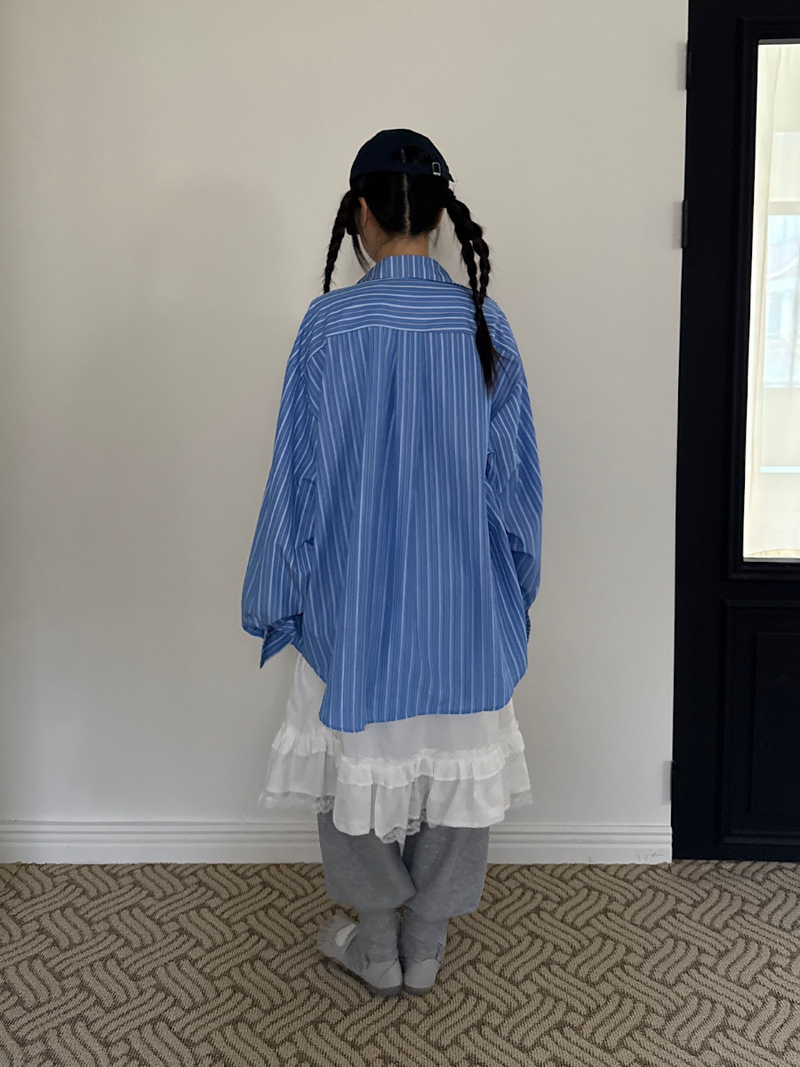 garden waffle lace T