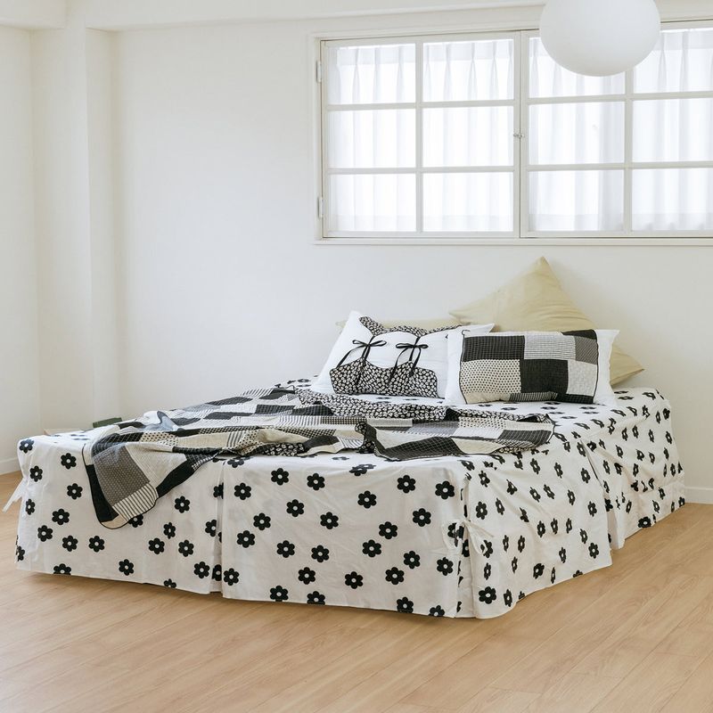 Patchwork Reversible Cotton Summer Blanket - L Size
