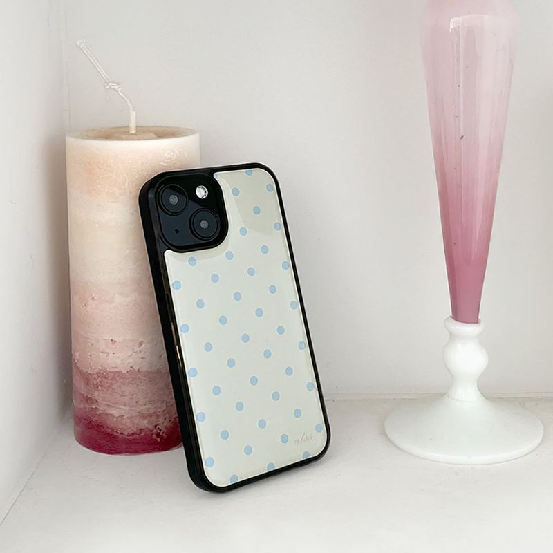 dot epoxy bumper case(ivory)
