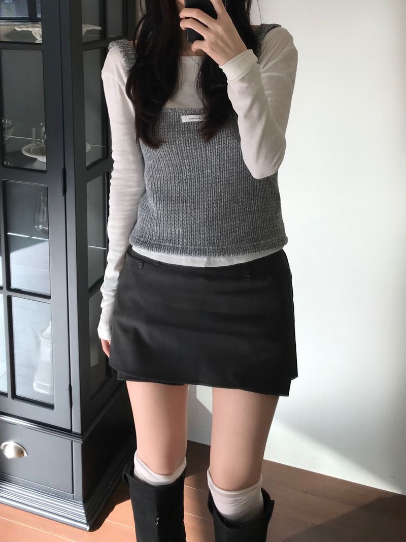 Ripple Knit Sleeveless (3 colors)