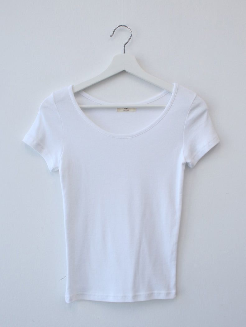 U-neck silm T