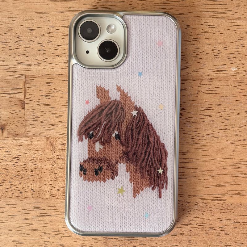 DELPHIN(デルフィン)の「STAR HORSE EPOXY CASE_WHITE(Smartphone Accessories)」