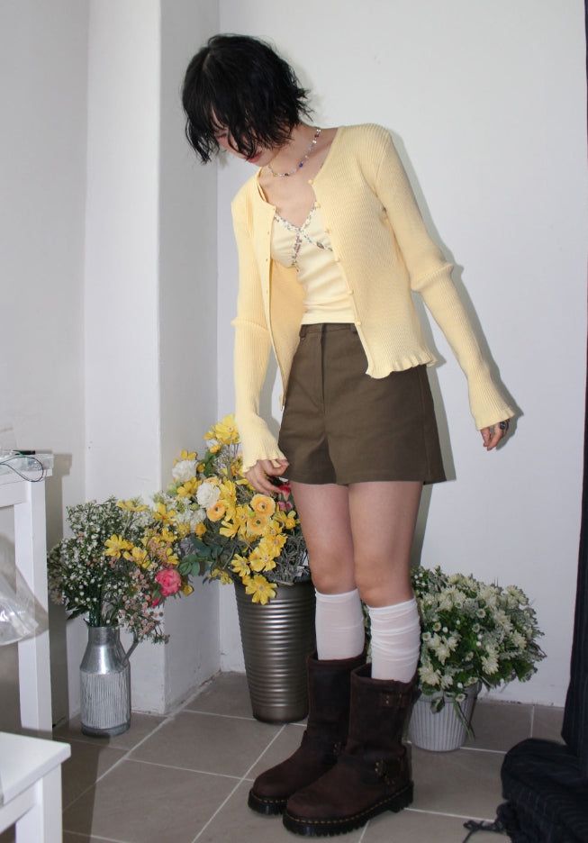 MELLOW FRILL CARDIGAN