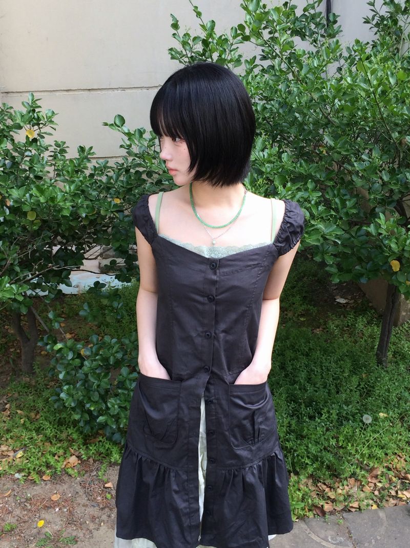 frilling Sheer skirt