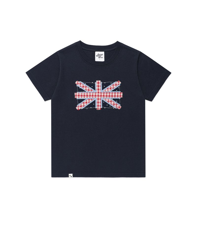 cavish（カビシ）の「UNION JACK SS TEE NAVY(CV2GMFT517A)（Tops）」
