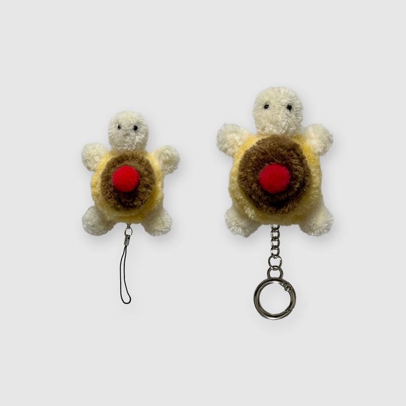 [made] pudding turtle keyring m size