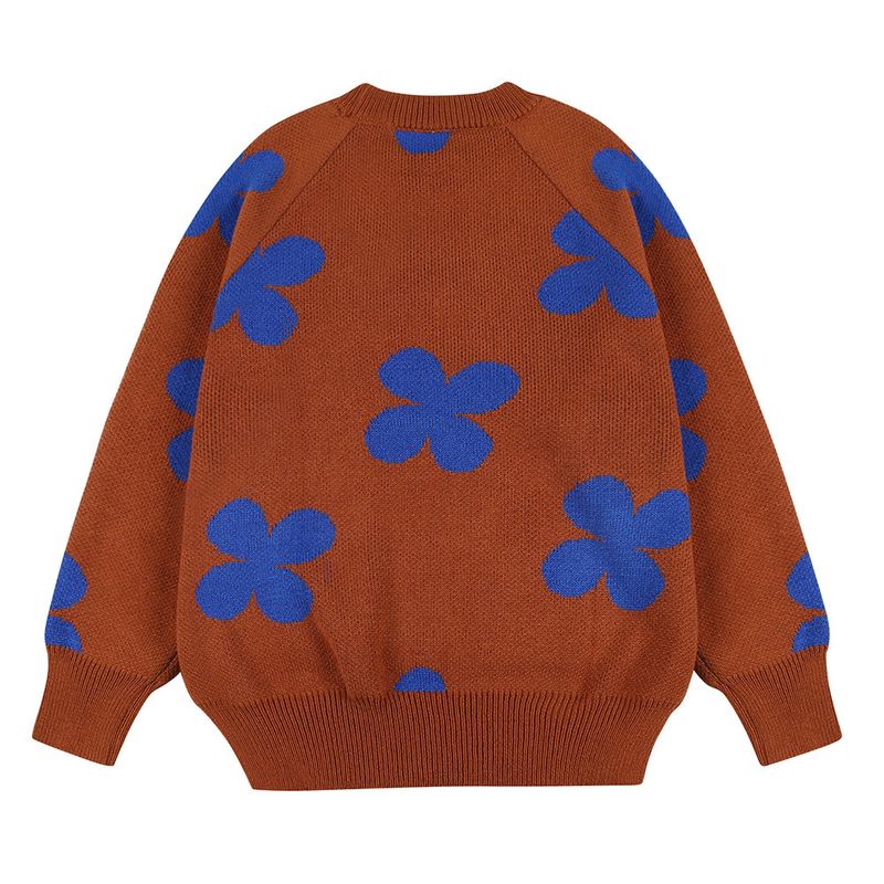 Flower pattern Jacquard Knit