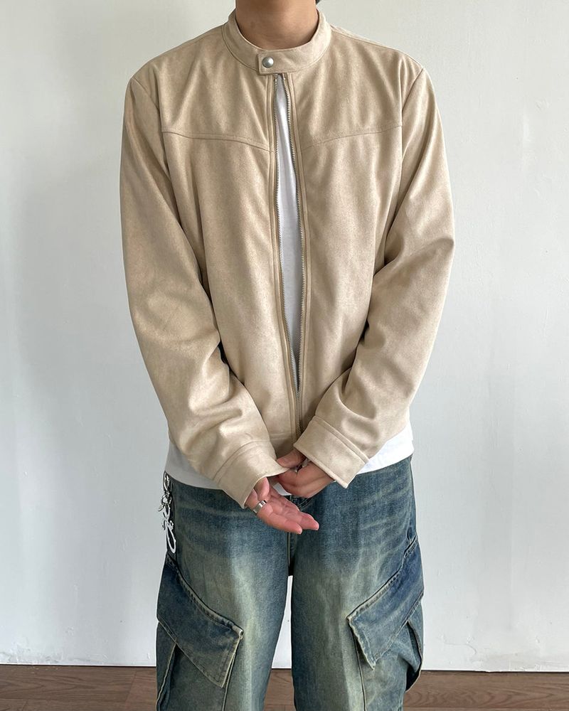 Nova Suede Snap Jacket