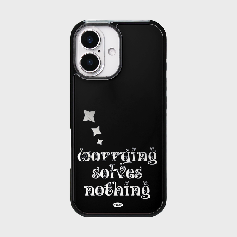 murmursroom（マーマーズルーム）の「M mirror glow case (black) ミラーバンパーケース（Smartphone Accessories）」