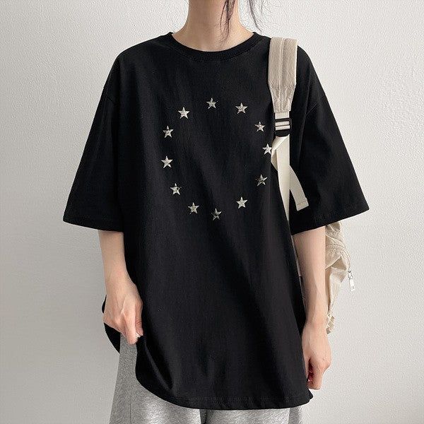 hijjoo（ハイチュー）の「Yurit Star Short Sleeve Tee (4 colors)（Tops）」