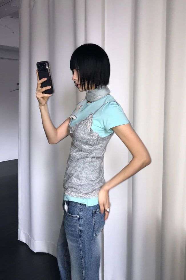 CAT WASHED BOOTCUT DENIM