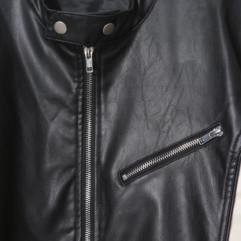 RU23118 Buffing Leather Jacket (2 colors)