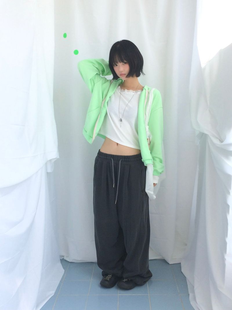Clover Soft Loose Zip-Up