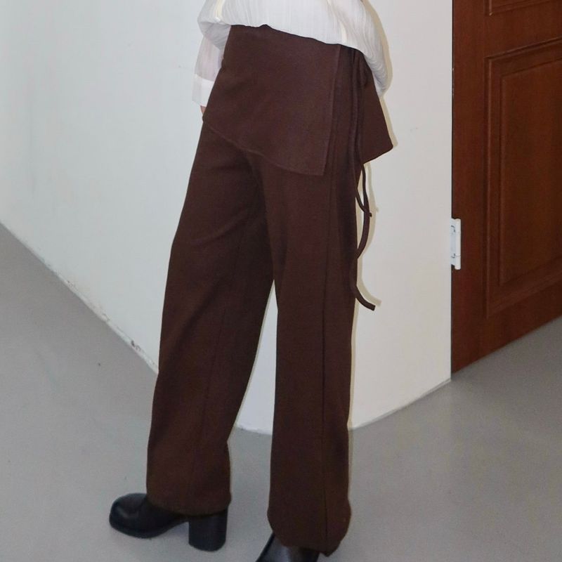 Wrap Sweat Pants - 3colors