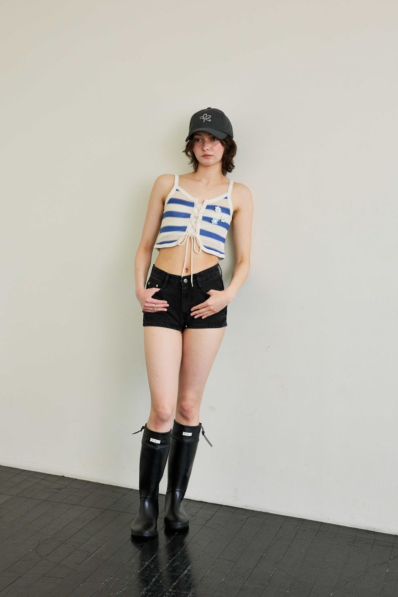 MIMI STRIPE SLEEVELESS / BLUE
