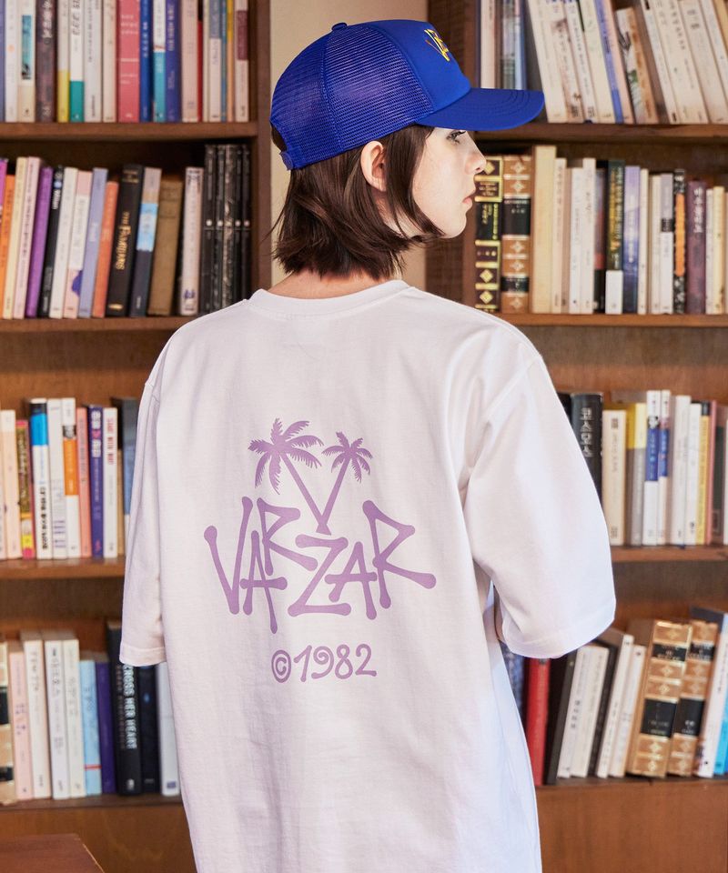 VARZAR(バザール)の「Palm Tree Logo T-Shirts White(Tops)」