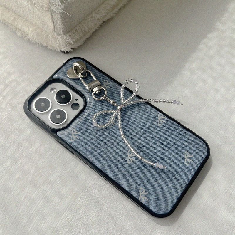 [MADE]Ribbon BlueJeans epoxy case