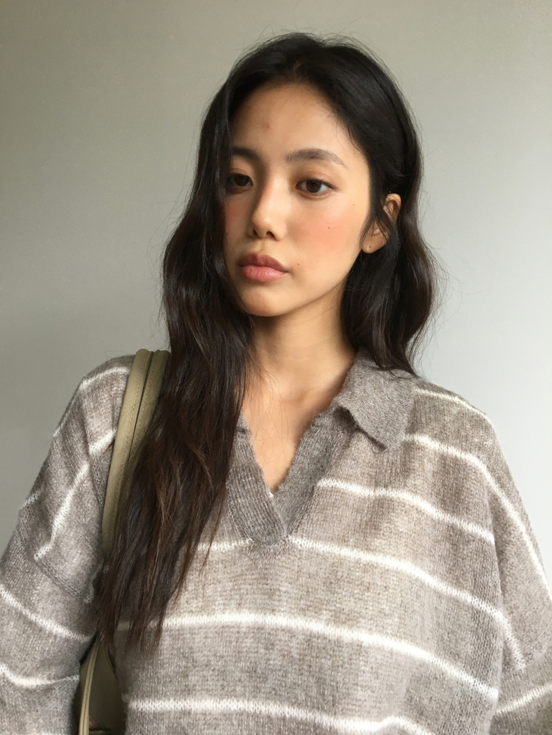 Masque V-collar knit (4color)