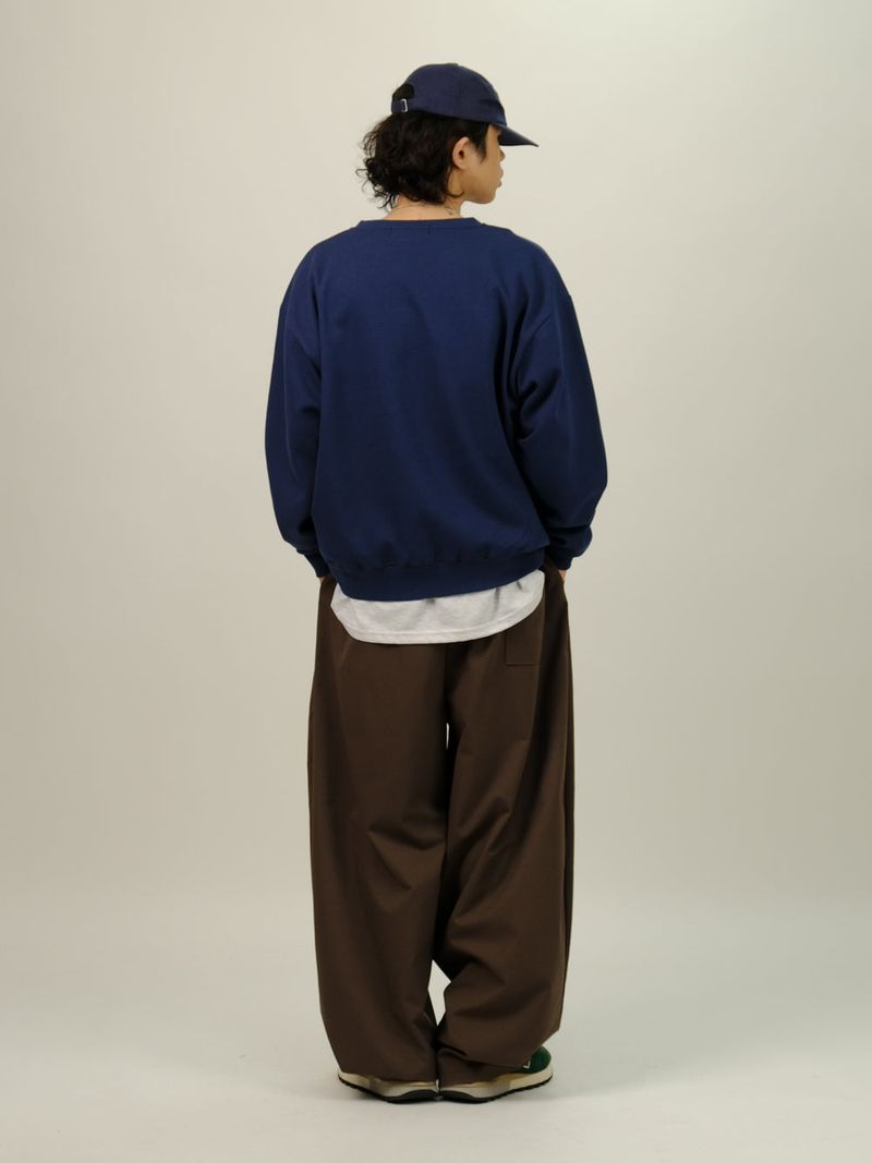 THN Balloon Banding Pin-tuck Slacks Pants