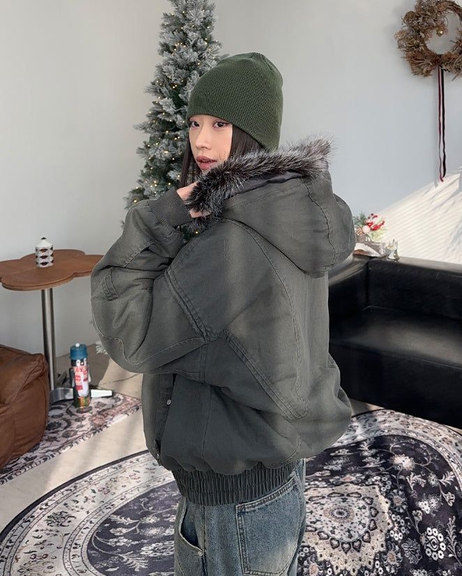 Aerild Fur Hooded Jumper