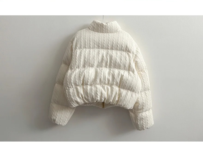 Cream Pattern Jacket Jumper