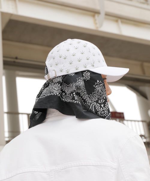 Chubasco Weed Pattern Ballcap BCW017 White
