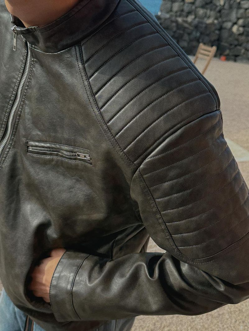 ASCLO Dodge Liner Leather Jacket (3color)