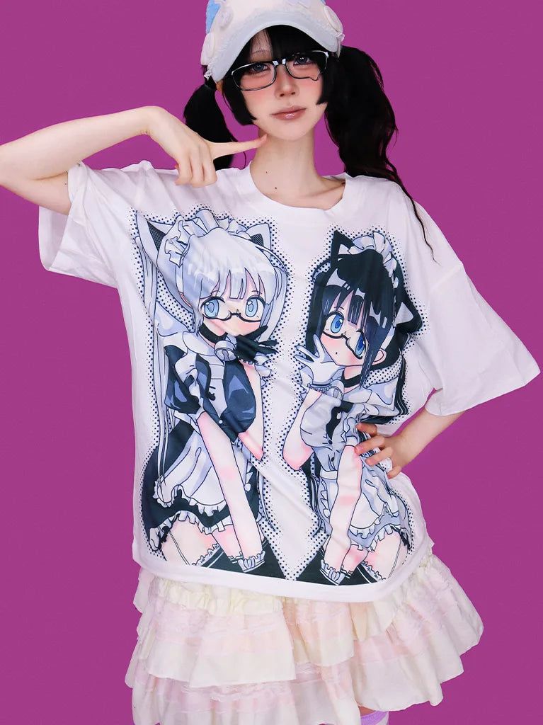 KUO（クーオ）の「ねこmaid girl's T（Tops）」