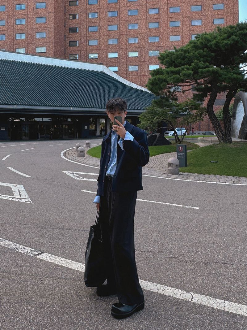 Pleddy Scratch Wide Banding Slacks (2color)