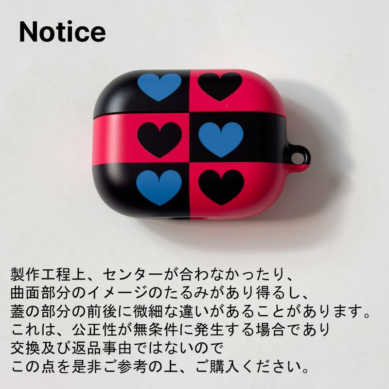 Heart Pattern Blue (Airpods Matt Case)