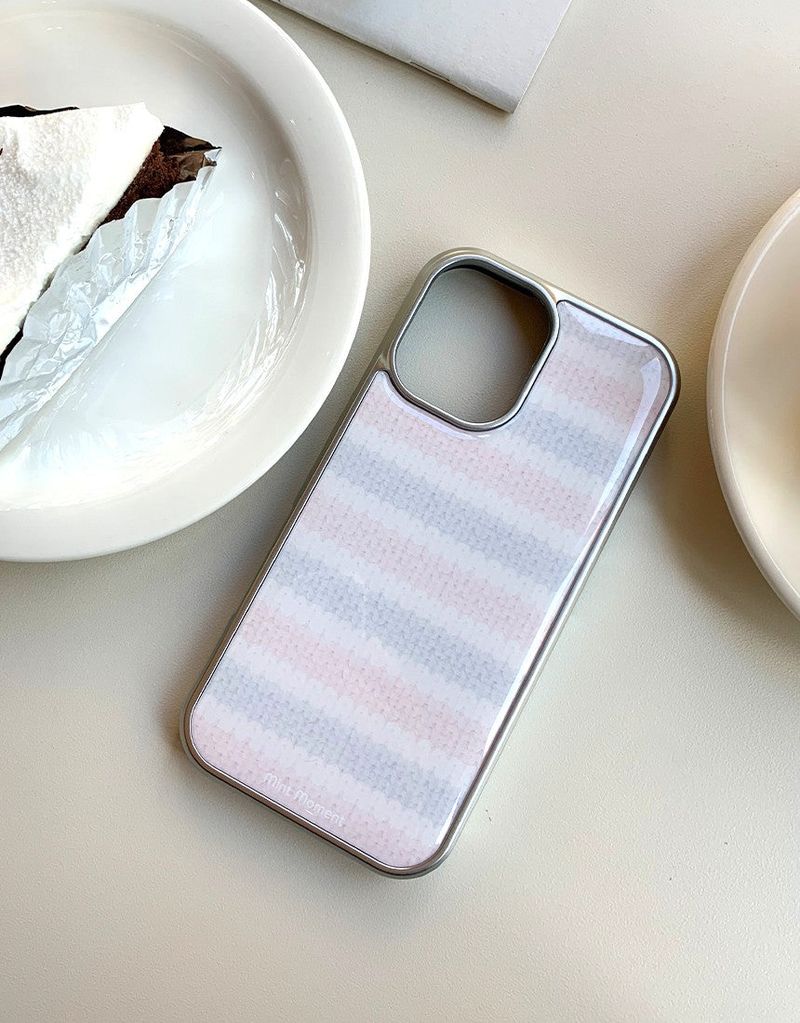 [MADE]モングル シルバー エポキシバンパー iPhoneケース