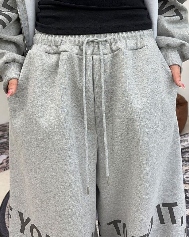 Freno Lettering Sweatpants