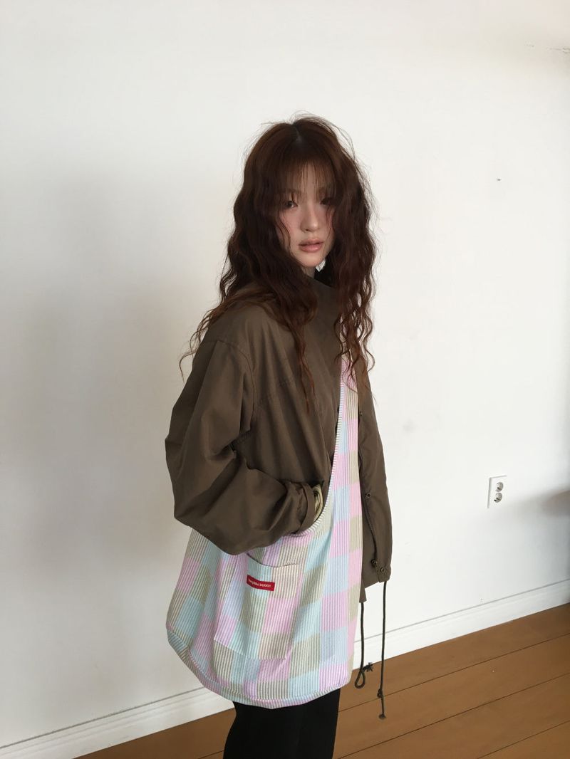 YWD パッチワーククロスボディーバッグ (2color)