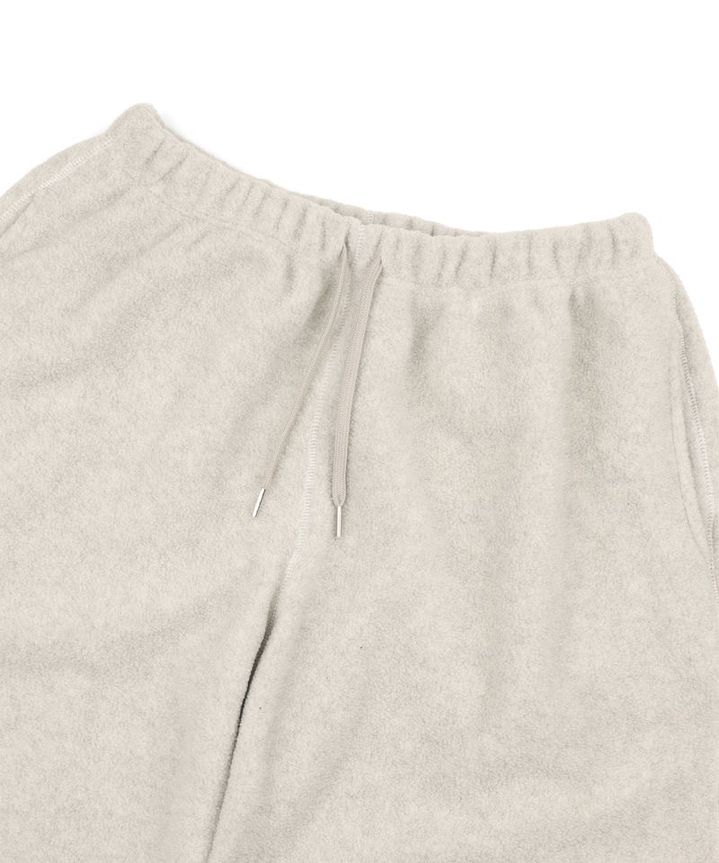 Balloon Sweat Fleece Pants - Beige