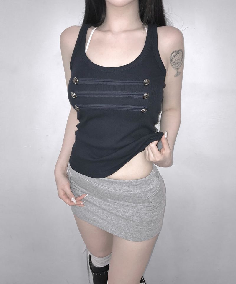 josie button top (3colors)