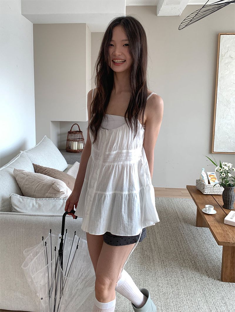 NONFADE DOT DENIM SHORTS (2C)