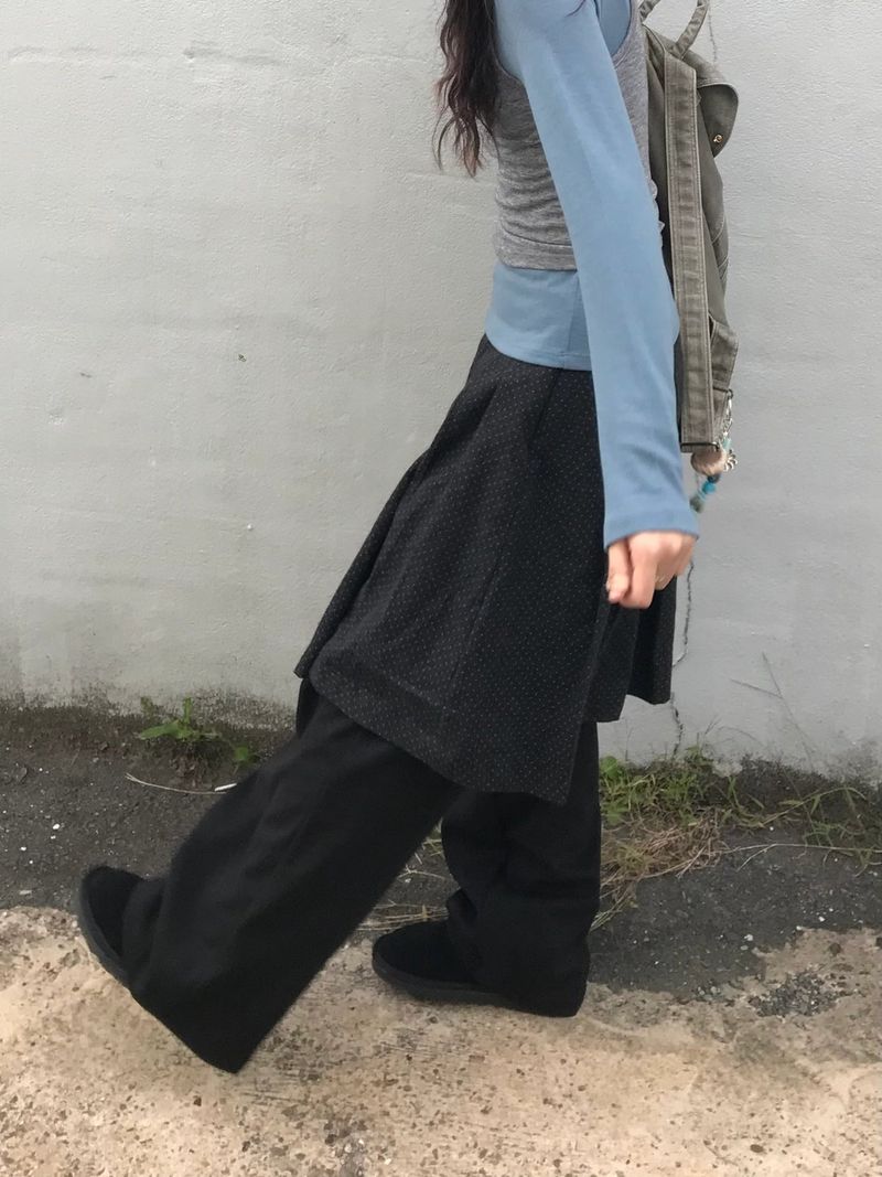  rein dot skirtpants