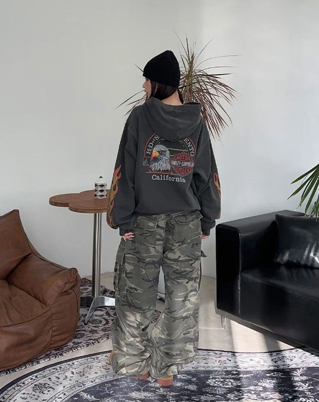 Carmen Flame Dyeing Hoodie