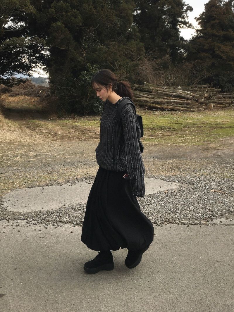 Daily Wide Balloon Skirt (2c)  