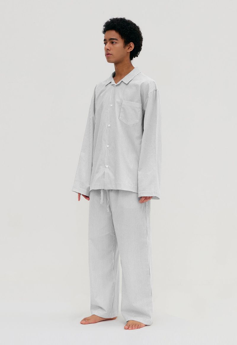 Stay Stripe Pajamas Long Set (3 Colors)