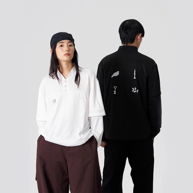 FMACM（エフエムエーシーエム）の「FMACM Faux Two-Piece Jersey Long-Sleeve T-Shirt（Tops）」